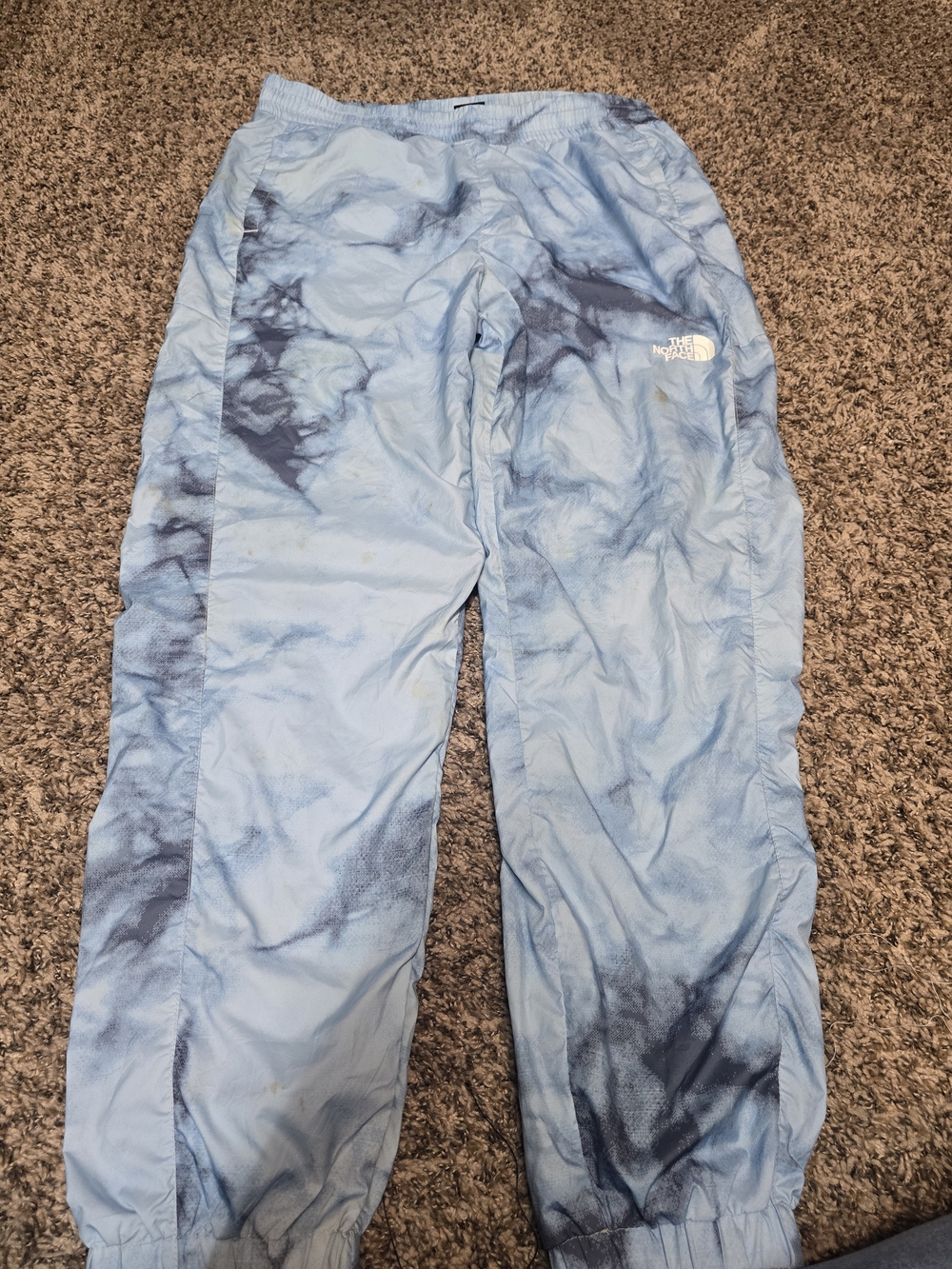 The North Face Blue Tie-Dye Windbreaker Pants